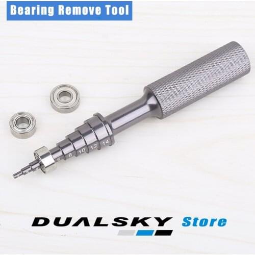 RC Model Ball Bearing Driver Install Remove Tool Removal Puller OD 2 3 4 5 6 8 10 12 14 mm for RC Cars Helicopter Accessories