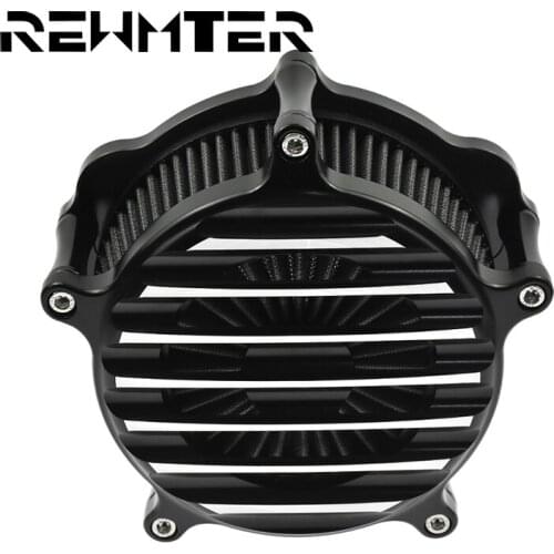 Motorcycle Gray Air Cleaner Filter CNC For Harley XL Sportster 91-17 Touring Street Glide 08-18 Softail 00-15 FXSBSE 13-14