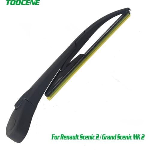 Rear Wiper Blade and arm For Renault Scenic II / Grand Scenic MK2 2003-2009 High quality rear Windshield Windscreen wiper