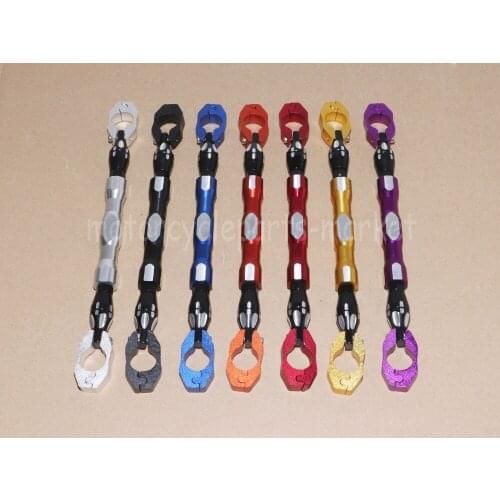 Universal 7/8" 22mm CNC Aluminum Motorcycle Handlebar Cross Bar Cross-Bar Foldable Flexible Handle Bar Steering Wheel Strengthen