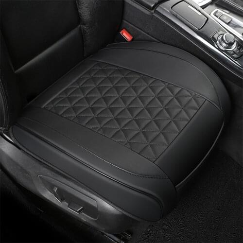 3D Waterproof Leather Car Seat Cover Protector Auto Seat Cushion Mat Breathable Car Front Seat Cover Universal Size With Pocket