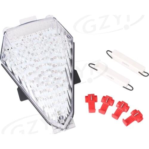 Integrated Rear LED Motorcycle Turn Signal Light Brake Taillight Tail Lamp For Yamaha YZF R6 2008 2009 2010 e-Mark