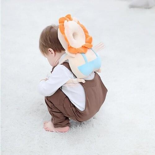 Cute Cartoon Baby Head Protector Pad Infant Toddler Newborn Back Safety Cushion Prevent Injured Cartoon Security Baby Care