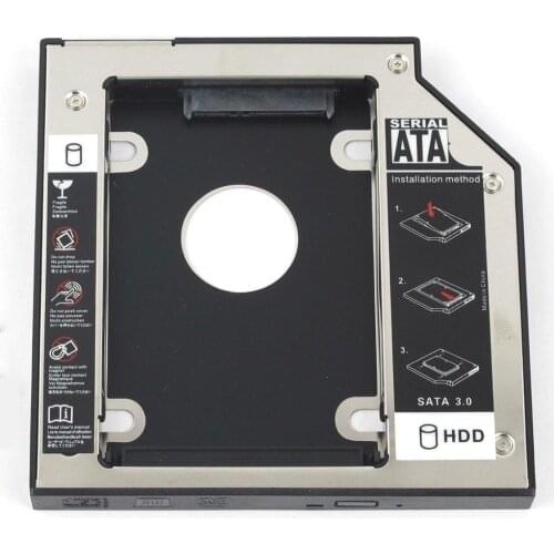 WZSM 12.7mm SATA 2nd HDD SSD Hard Drive Caddy for ASUS K50 K50C K50AB K50AD K50AE K50AF K50ID