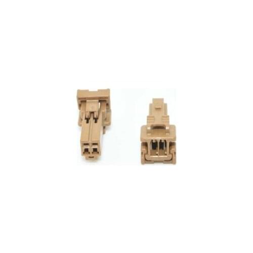 2pcs for Nissan Infiniti Venucia tweeter amplifier midrange horn license plate light 2PIN hole connector plug speaker