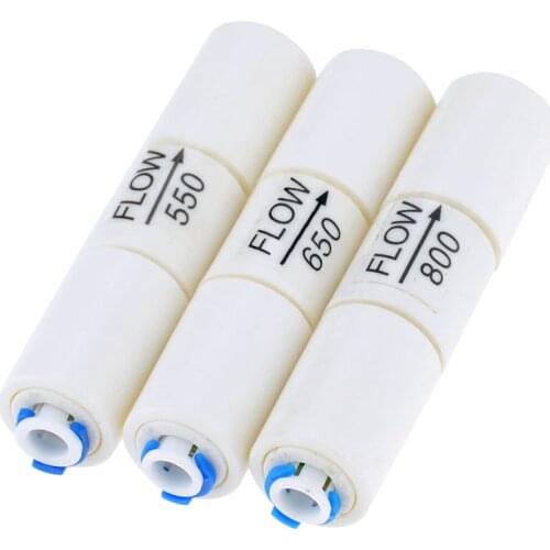 300CC 450CC 800CC 1500CC 1/4" OD Hose Reverse Osmosis Quick Pipe Fittiing RO Water System Waste Water Flow Regulater Restrictor