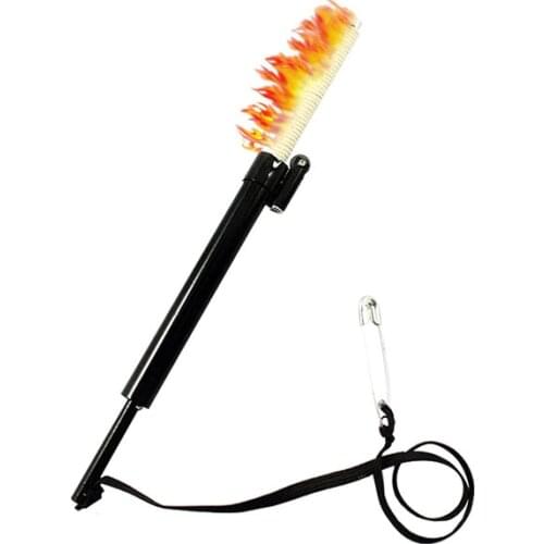 Auto-lit Vanishing Torch Magic Tricks Fire Wand Disappear Magia Magician Accessories Stage Illusion Gimmick Props Funny