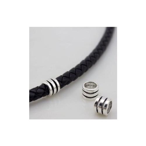 20pcs/lot Metal Alloy Spacer Beads Hole Beads Flat Beads Buddha Beads For DIY bracelet Jewelry Making fh5s