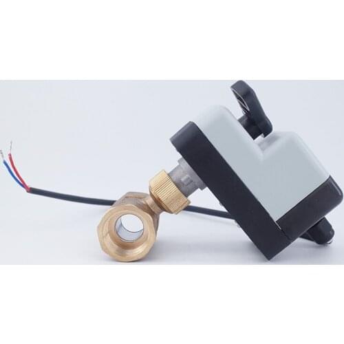 DN50 AC220V DC24V Electric ball valve switch 2 way normally open normally closed solenoid valve two wire electric ball valve