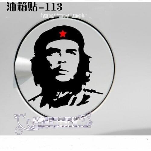 Fuel Cap Tank Car Stickers Reflective sticke Posted Portrait Che Guevara Leader 1 PC