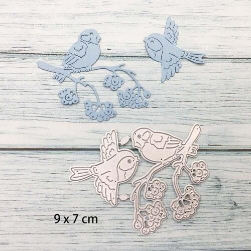 Bird Flower Metal Cutting Dies For Scrapbooking Stencils DIY Album Cards Decoration Embossing Folder Die Cuts Tools New