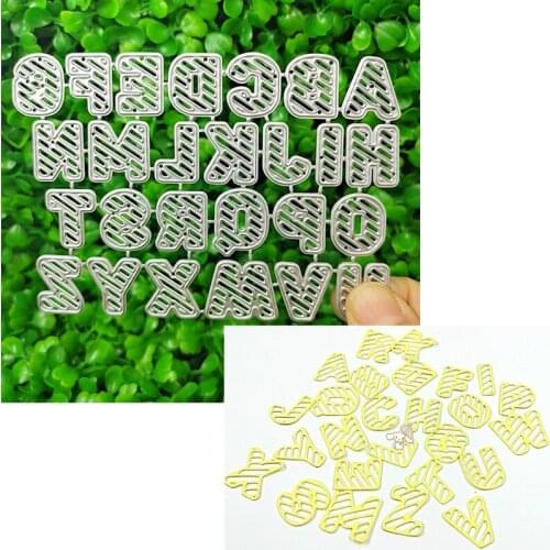 Suitable for Christmas metal DIY cutting die and 3D scrapbook photo album greeting card multi-purpose 26p letter 2021 NEW