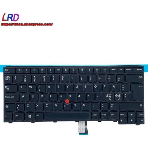 New Original NDC Nordic Keyboard for Thinkpad L470 L440 L450 L460 T440 T440S T431S T440P T450 T450S T460 Laptop 01EP101 01EP100