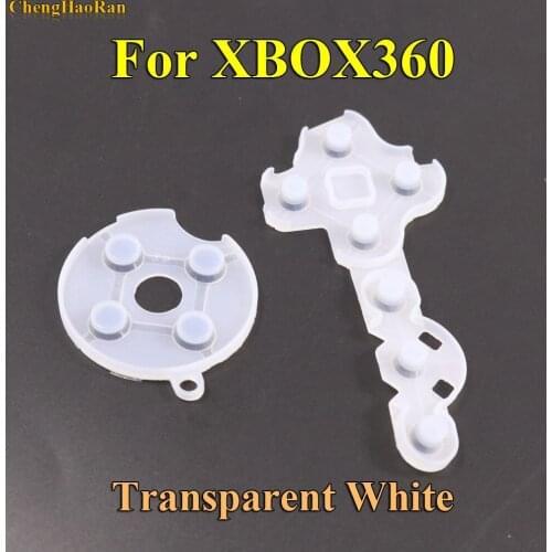 Controller Conductive Rubber Pad Contact Pad For Microsoft For Xbox 360 Replacement Parts Handle Adhesive Soft buttons Console