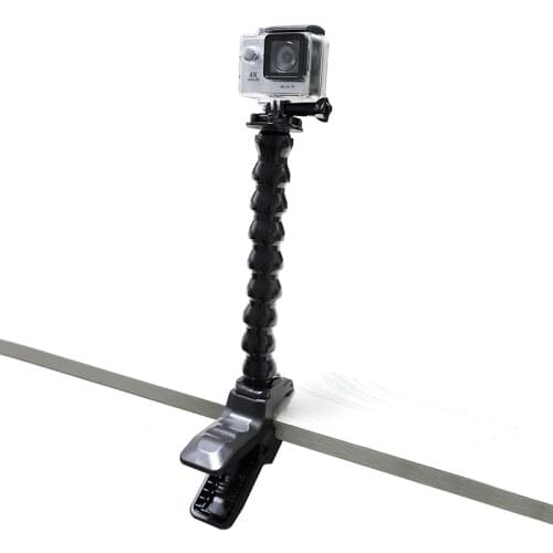 Adjustable Neck Jaws Flex Clamp Mount Flexible Tripod for Gopro 8 7 6 5 4 for Yi Camera