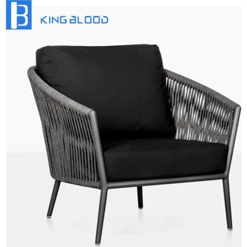 Luxury modern design wooden teak outdoor furniture sectional deep seat sofa