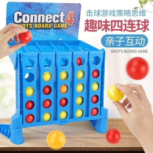 Funny Educational toy Chess Children Toys connect 4 chess shots board game Blue Vertical Connect Board Checkers for gifts