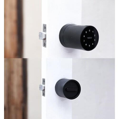 YEEUU S1 Smart Door Lock TUYA Bluetooth Lock Cylinder Fingerprint Password Lock Intelligent Lock Work With Alexa Google Home