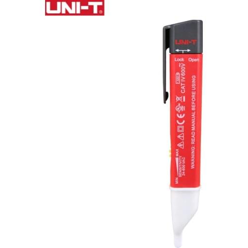 UNI-T UT13B AC Voltage Detectors Auto Sense Test Pen 50V-1000V Adjustable Sensitivity Vibration Indicator