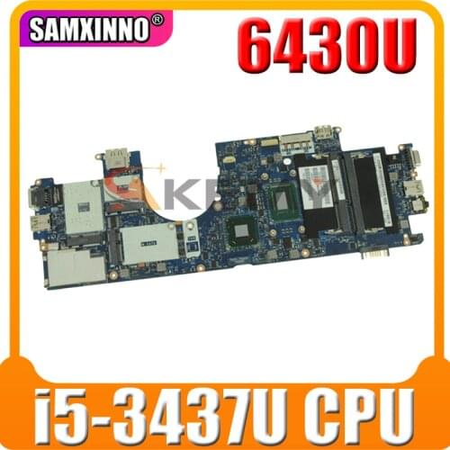 100% working FOR Dell Latitude 6430u motherboard 0V80FM CN-0V80FM i5-3437U @ 1.90GHz QCZ00 LA-8831P mainboard tested ok