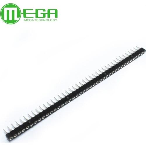100pcs 1x40 Pin 2.54 Round Female Pin Header connector Automation Kits