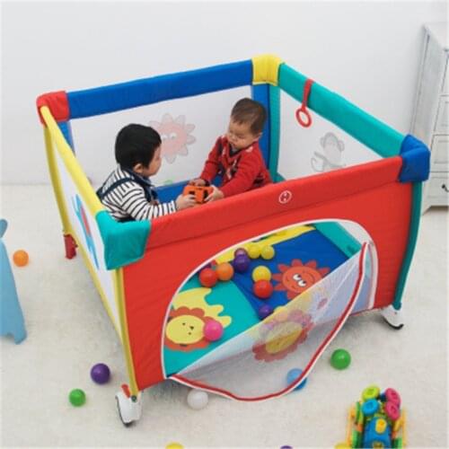 2020 multifunctional folding newborn baby crib infant mini baby bed portable game fence bed crawling bed