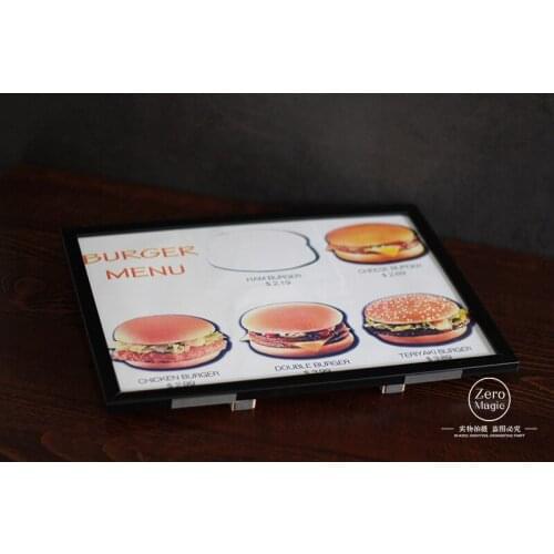 4D Burger Board,food appearing,magic tricks,stage,accessories,mentalism.illusion,prop,classic toys,comedy,fun