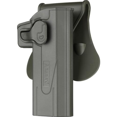 Amomax Adjustable Tactical Hunting Holster for STI Hi-Capa 2011 Series / Tokyo Marui / WE / KWA / KJW - Right-handed Green