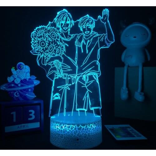 Anime Banana Fish Night Light For Home Room Indie Kid Decor Usb Table Lamp Cool Child Gift Manga Banana Fish Figure