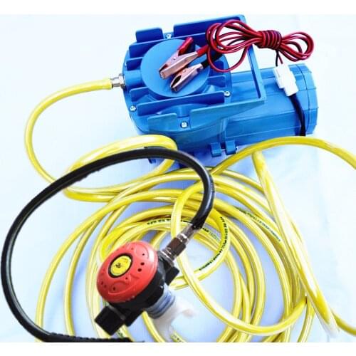Mini Scuba Diving Pump 12V portable electric dive compressor diving Hookah set 12Volt compressor Air portable Electric oxyge