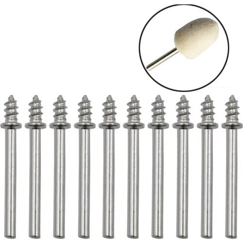 1PCS Self tapping extension rod of electric grinding wool wheel grinding polishing accessories 3.17mm rotary tool handle