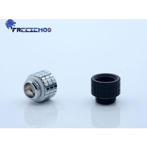 FREEZEMOD copper male to female 10mm thread extender G1/4'' compute pc water cooler fitting inner Hexagonal fixed. BYCLZ-C10