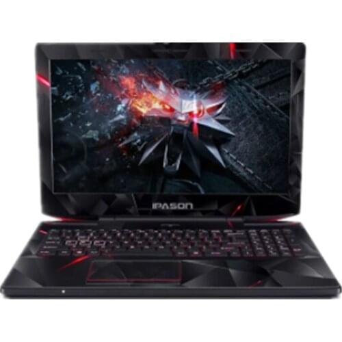 IPASON Gaming Laptop 15.6 inch i7-7700HQ GTX1060 6G 16G DDR4 RAM 512G SSD Win10 Notebook