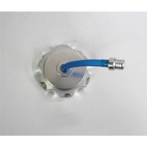 WHITE Billet Gas Fuel Petrol Tank Cap Cover For CR85 CR125 CR250 CRF230F CR CRF Enduro Motocross Supermotard Dirt Bike