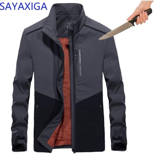 2018Self Defense Anti Cut Clothing Anti-stab Anti-Knife concealed Cut Resistant Men Jacket Security Soft anti-cut Fleece jackets