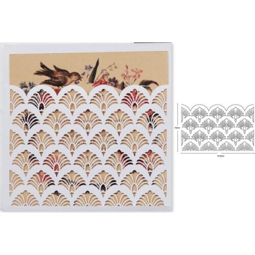 Grid Frame Background Metal Cutting Die Stencil for DIY Embossing Paper Photo Album Cards Making Scrapbooking Dies Cut Mould