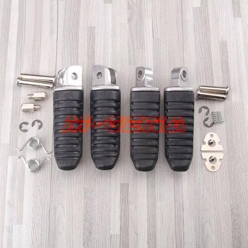 Motorcycle Front Rear Footrests Foot peg For Suzuki Gladius SFV650 GSR400 GSR600 SV400 SV650 SV1000 GSR750 GSX1300R GSF1250 GSX1