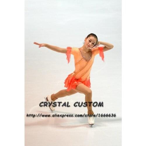 Custom Adult Figure Skating Dresses Graceful New Brand Ice Figure Skating Dresses For Women Competition DR3707