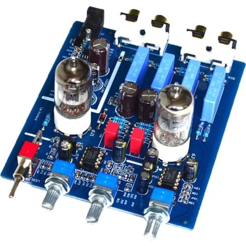 KYYSLB Fever HIFI bile preamp 6J1 tube with high and low sound adjustment HIFI audio amplifier preamplifier