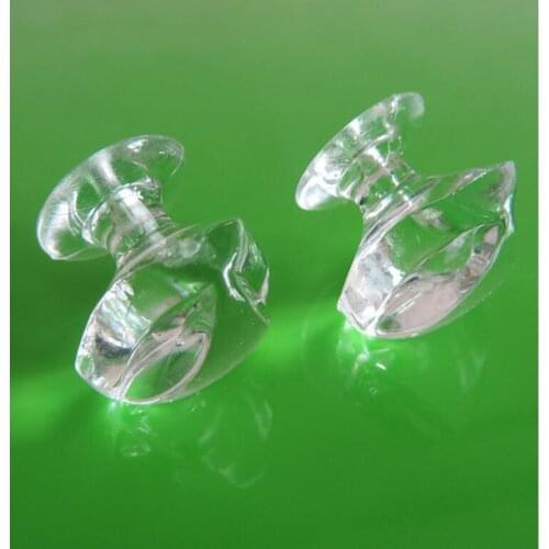 Transparent Acrylic Drawer Door Handle 18 * 18mm x30