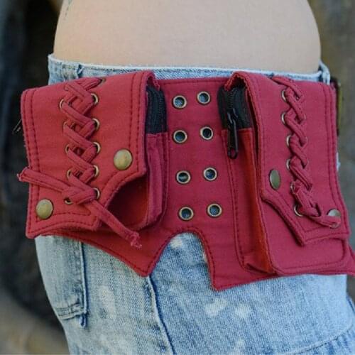 Medieval renaissance adult Viking Knight pirate cosplay vintage pocket belt clothing bag