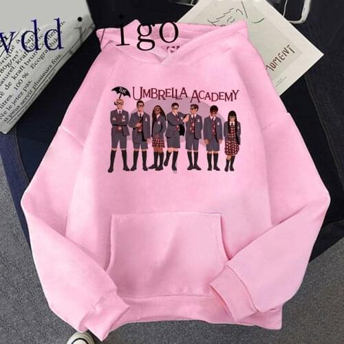 Unisex Fashion Tops Sweatshirts Women Harajuku Winter Warm Diego Cha-Cha Graphic Streetwear The Umbrella Academy Hoodies Female