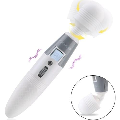 Huge Head AV Vibrator Powerful Magic Wand Vibrator Sex Toys for Women Clitoris Stimulator Vaginal Massager 64 Modes Body Massage