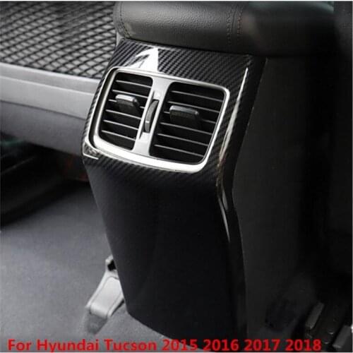 High-quality ABS Armrest Box Rear Kickboard Kick Pads For Hyundai Tucson 2015 2016 2017 2018,Car-Styling (left hand drive)