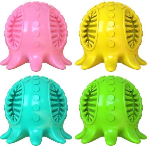 Funny Octopus Shape Pet Toy Puppy Molar Stick Pet Dog Teeth Cleaning Protection Toy Dog ​​chewing Toy With Squeaky Sounder
