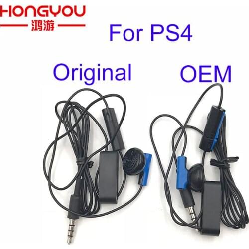 10PCS 100% new headphones For Sony Playstation 4 PS4 Headset Earphone Microphone Earpiece Clip