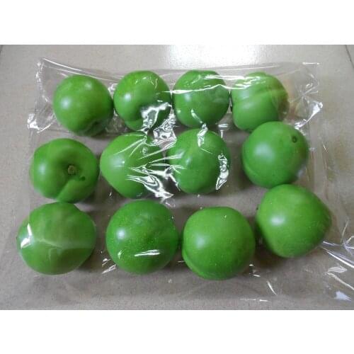 8cm plum Simulation fruit Mini Fruit model simulation fruit vegetable set fake fruit decorative accessories