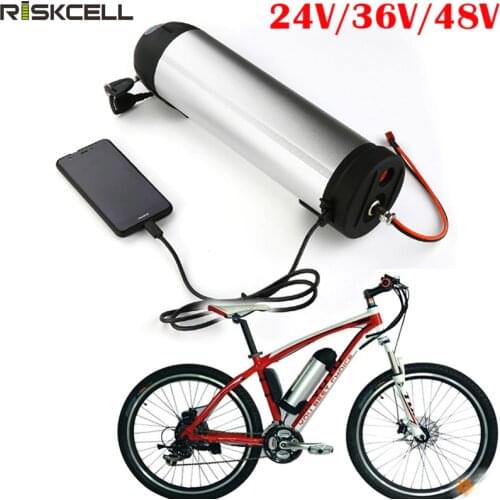 24V 36V 48V Ebike Battery 10Ah 15Ah 20Ah e bike USB Water bottle Lithium Batteries for bafang 8fun 250w 350w 500w 750w motor