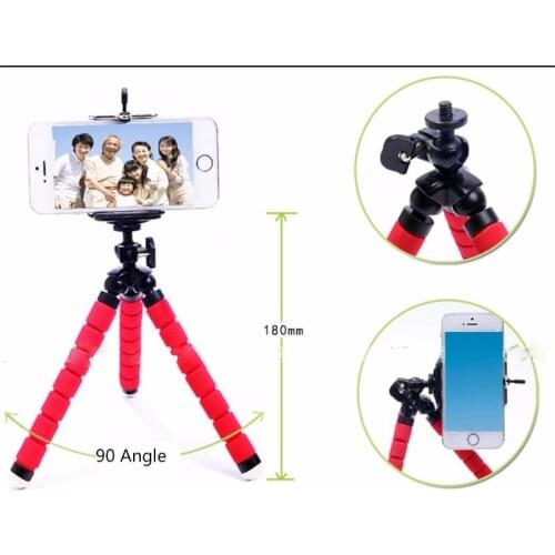 Car Phone Holder Flexible Octopus Tripod For Samsung Galaxy Note4 Note5 A3 A5 A7 A8 E5 E7 alpha Grand Prime G530 Xcover 3 G388F