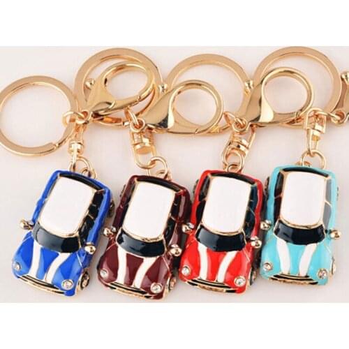 High Quality Car Alloy Keychain Keyring Pendant Car Model Key Chain Ring Holder